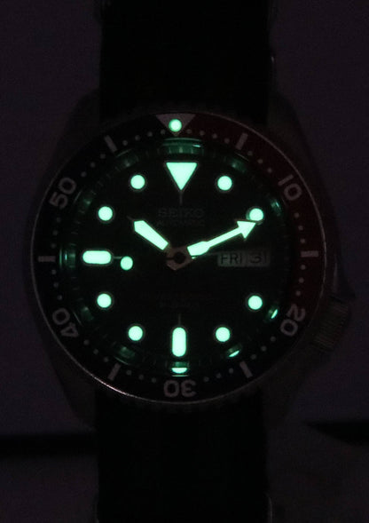 Seiko Blue Dial Automatic Diver's SKX009J1-var-NATO21 200M Men's Watch
