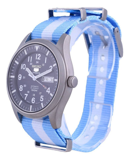 Seiko 5 Sports Automatic Polyester SNZG11J1-var-NATO24 100M Men's Watch