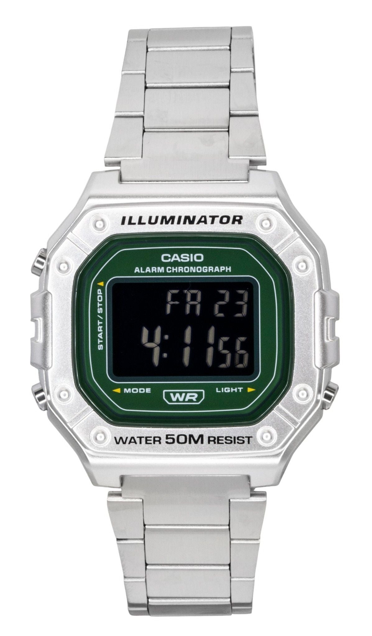 Casio Digital Stainless Steel Quartz W-218HD-3AV Men's Watch