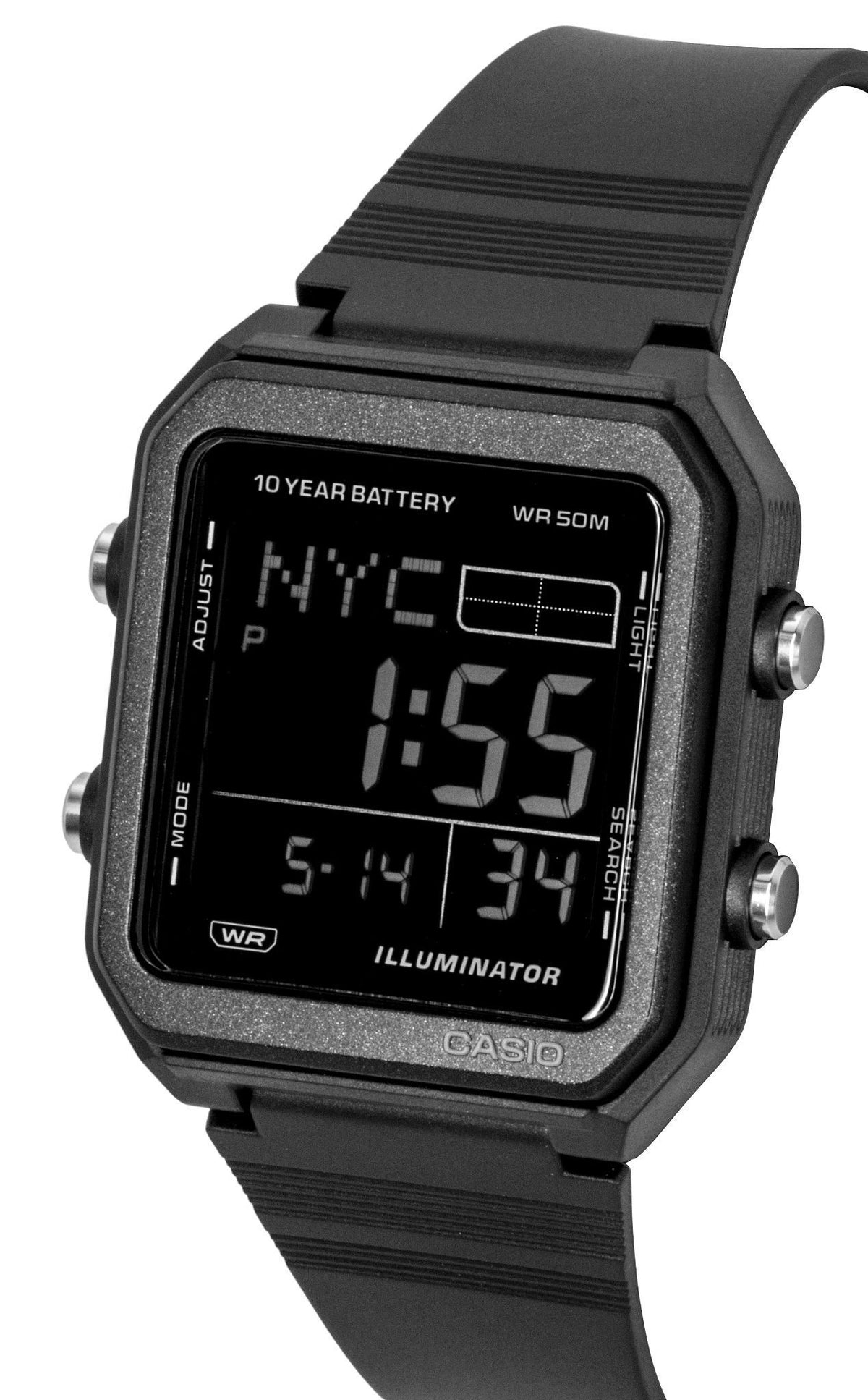 Casio Digital Resin Strap Quartz W-221H-1BV Unisex Watch