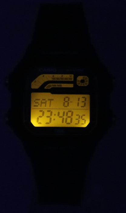 Casio Standard Digital Blue Resin Strap Quartz WS-1600H-2A 100M Men's Watch
