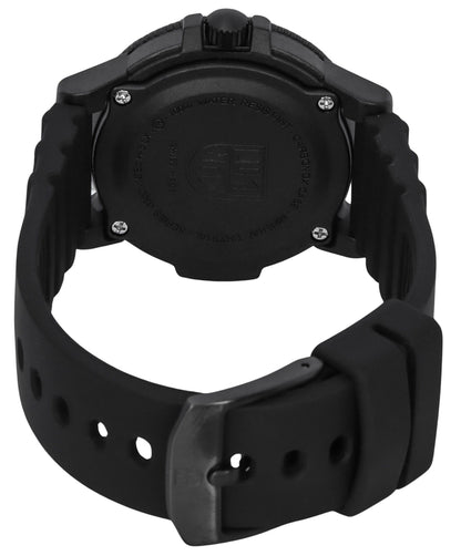 Luminox Leatherback SEA Turtle Silicone Strap Black Dial Swiss Quartz XS.0301.BO.L 100M Men's Watch