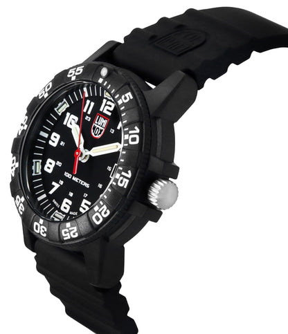 Luminox Leatherback Sea Turtle Silicone Strap Black Dial Quartz XS.0301.L 100M Men's Watch