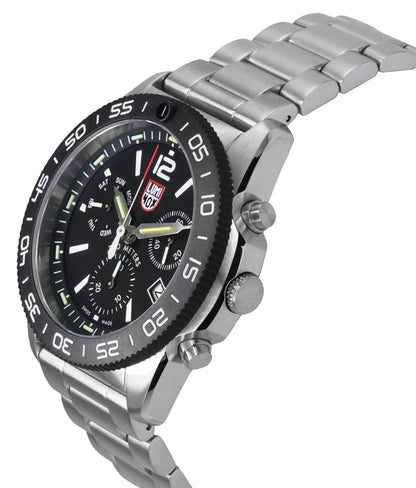 Luminox Pacific Diver Chronograph Stainless Steel Black Dial Quartz XS.3142 200M Men's Watch