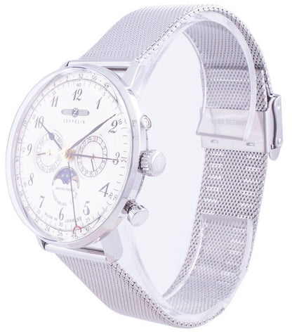 Zeppelin Hindenburg LZ129 7036M-1 7036M1 Quartz Moon Phase Men's Watch