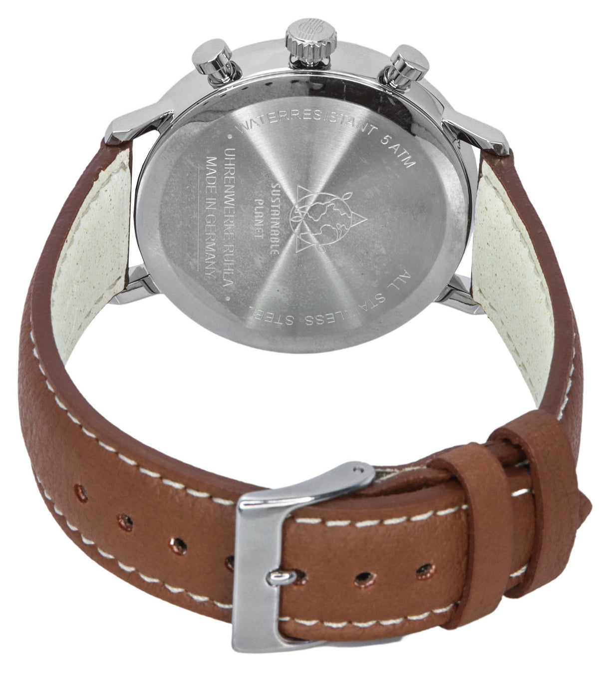 Zeppelin LZ129 Hindenburg Chronograph Dark Green Biogranulate Dial Solar 80864N Men's Watch