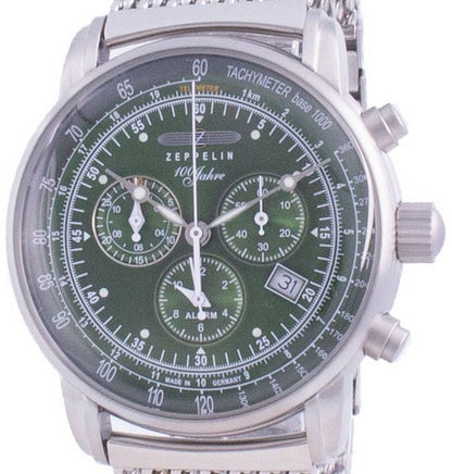 Zeppelin Jahre 100 Years Edition Chronograph Quartz 8680M-4 8680M4 Men's Watch