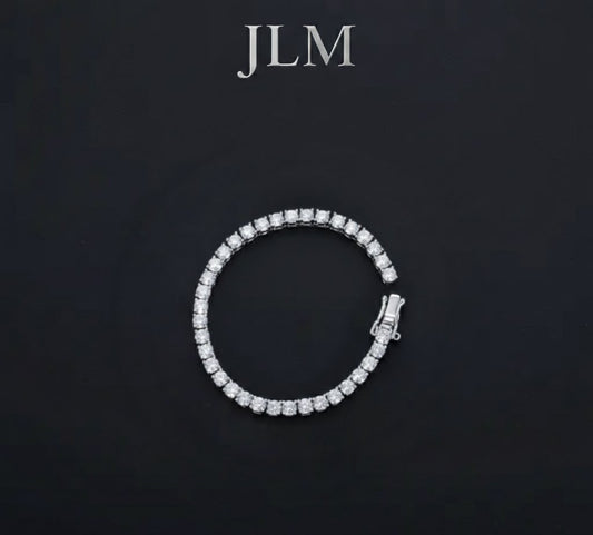 2mm JLM Silver Tennis Braclet