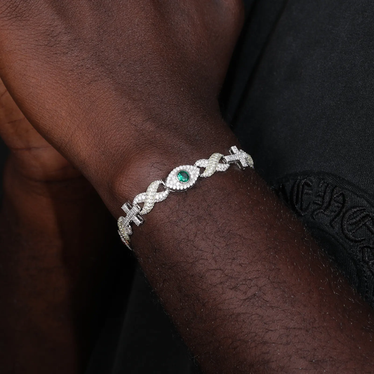 The JLM Crowned Covenant Bracelet 8 Inches