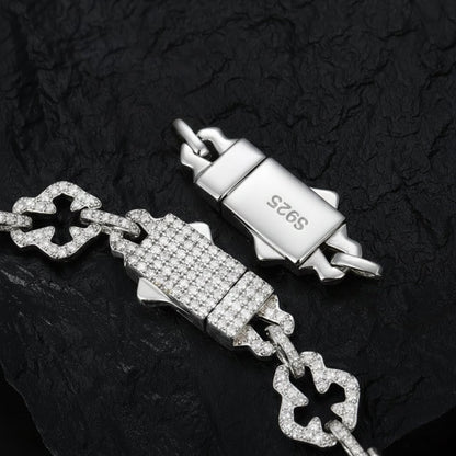 JLM Iced Cross Bracelet
