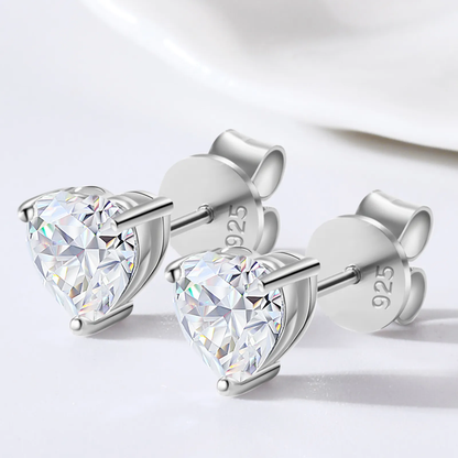 JLM 5mm Heart Cut Earrings