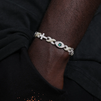 The JLM Crowned Covenant Bracelet 8 Inches